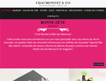 Tablet Screenshot of chaumontet.com